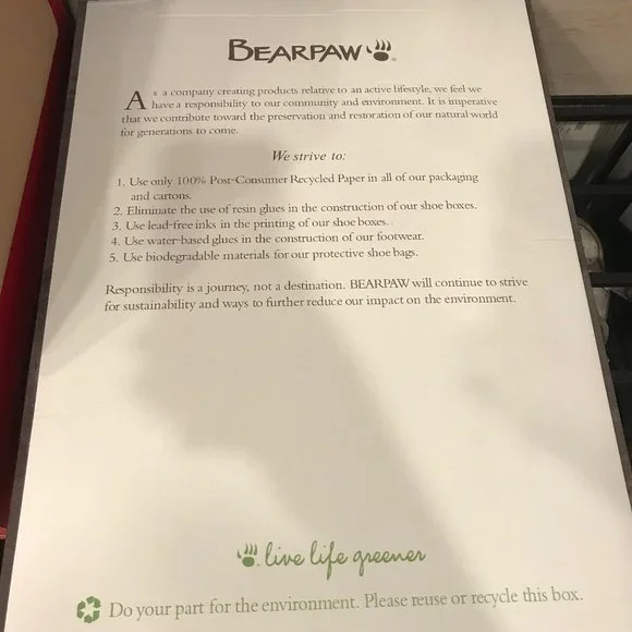 BearPaw Tan Lace Up Quilted Boots - Picture 7 of 9